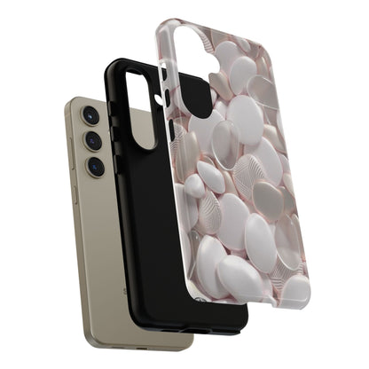 Phone Case – Soft Pink Pebble Pattern Protective Tough Case