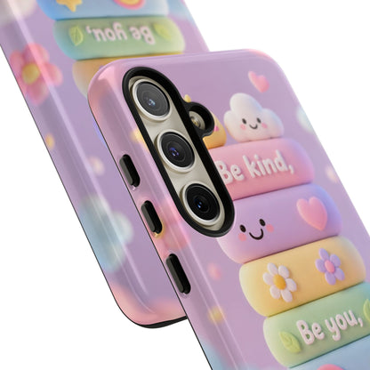 Cute Pastel Phone Case "Be Kind, Be You"