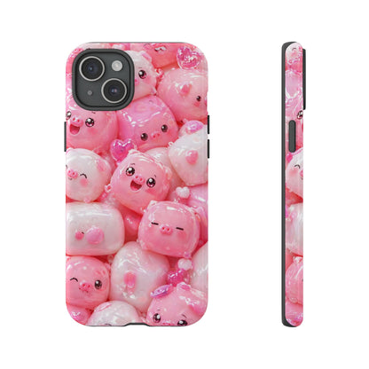 Cute Kawaii Pink Marshmallow Phone Case