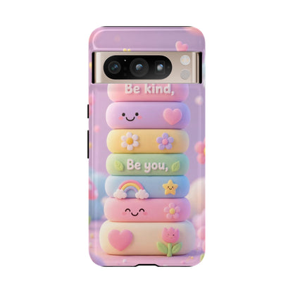 Cute Pastel Phone Case "Be Kind, Be You"