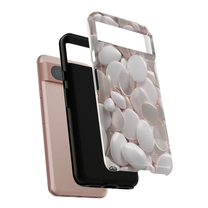 Phone Case – Soft Pink Pebble Pattern Protective Tough Case