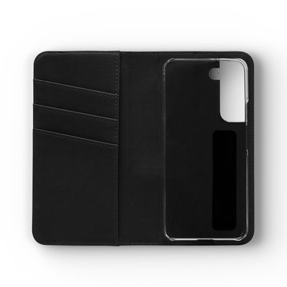Leopard Patchwork Flip Wallet Case with Card Slots