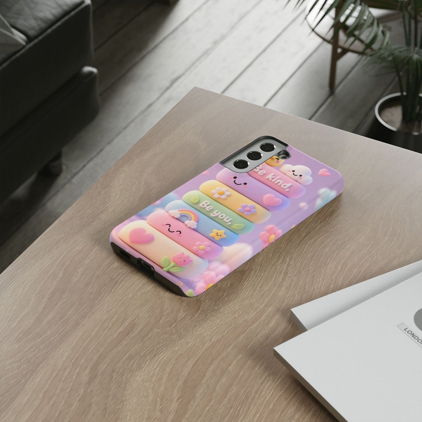 Cute Pastel 'Be Kind, Be You' Phone Case - Samsung