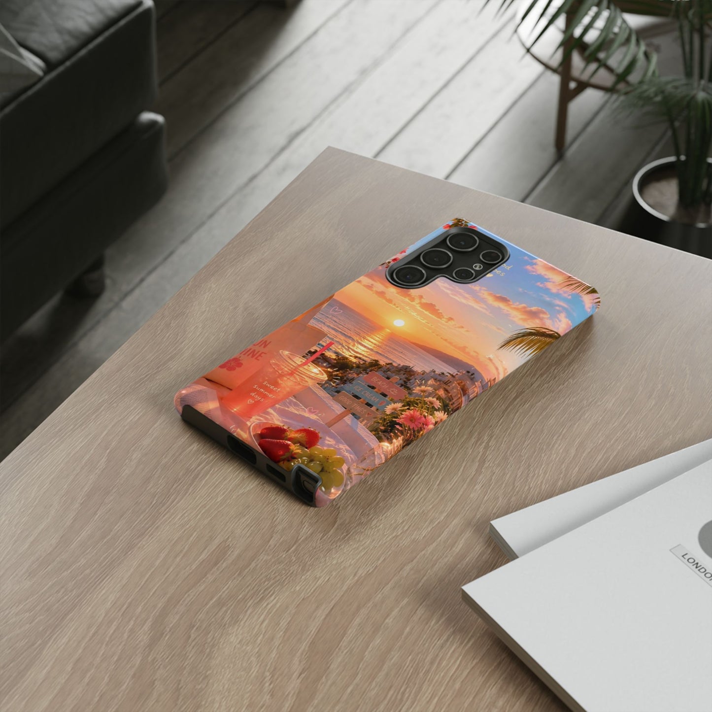 Sunset Beach Phone Case 'Good Vibes'