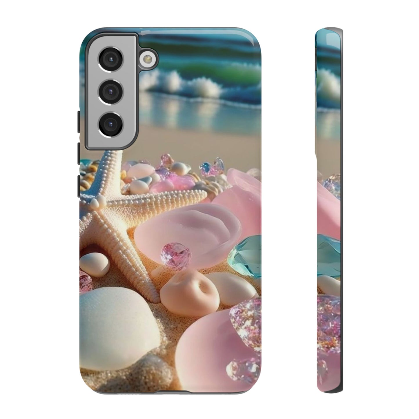 Pastel Starfish & Gems Tough Protective Cover