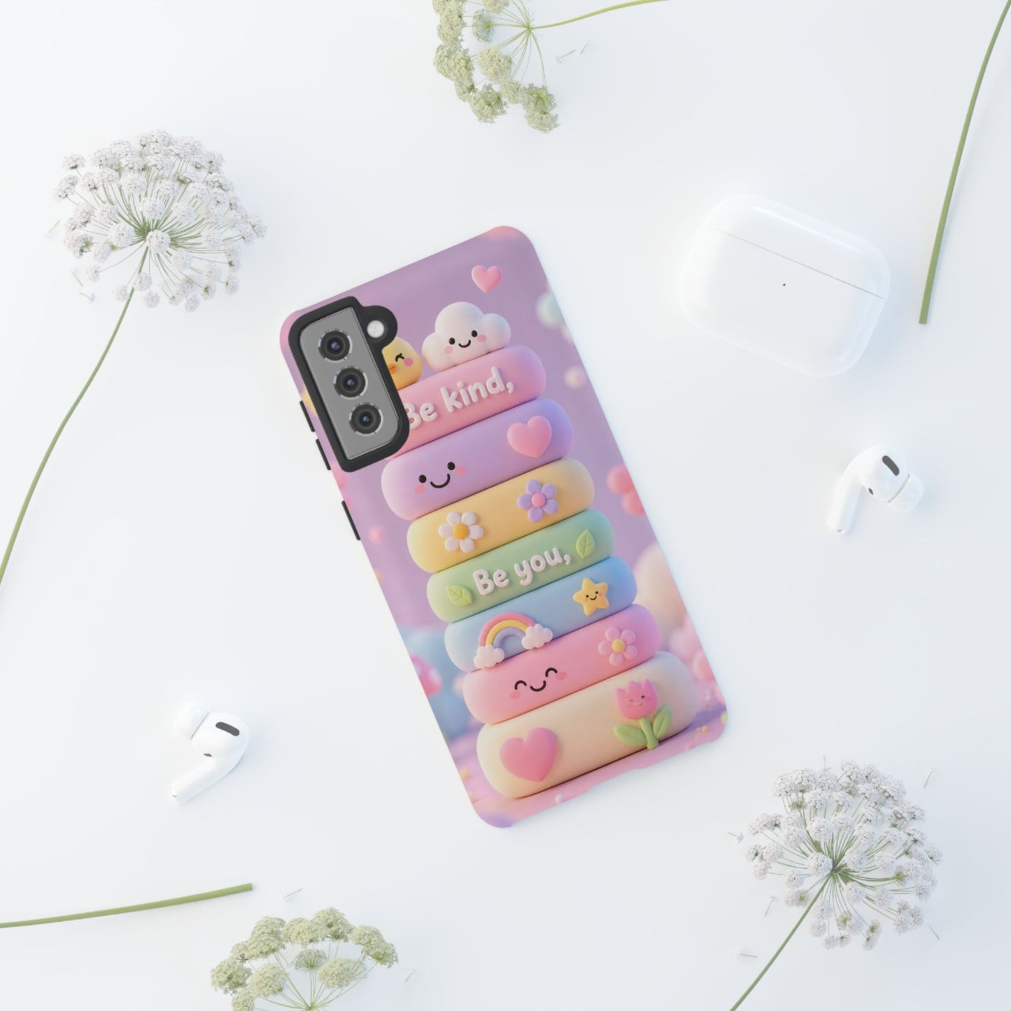 Cute Pastel 'Be Kind, Be You' Phone Case - Samsung