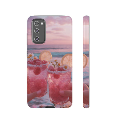 Tough Case - Pink Beach Cocktail Phone Case