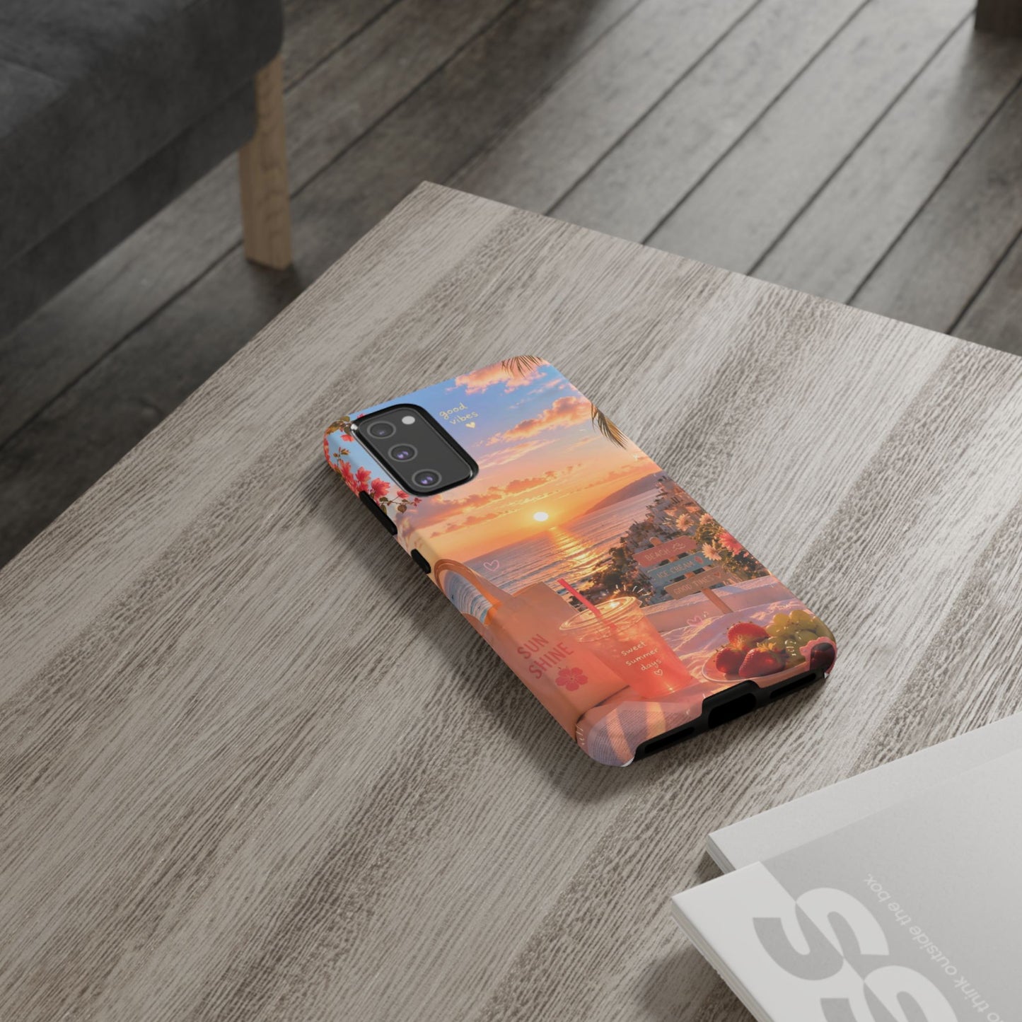 Sunset Beach Phone Case 'Good Vibes'