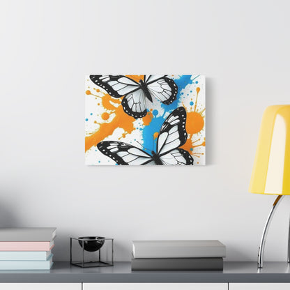 Butterfly Splash Canvas Wall Art — Matte Stretched Canvas