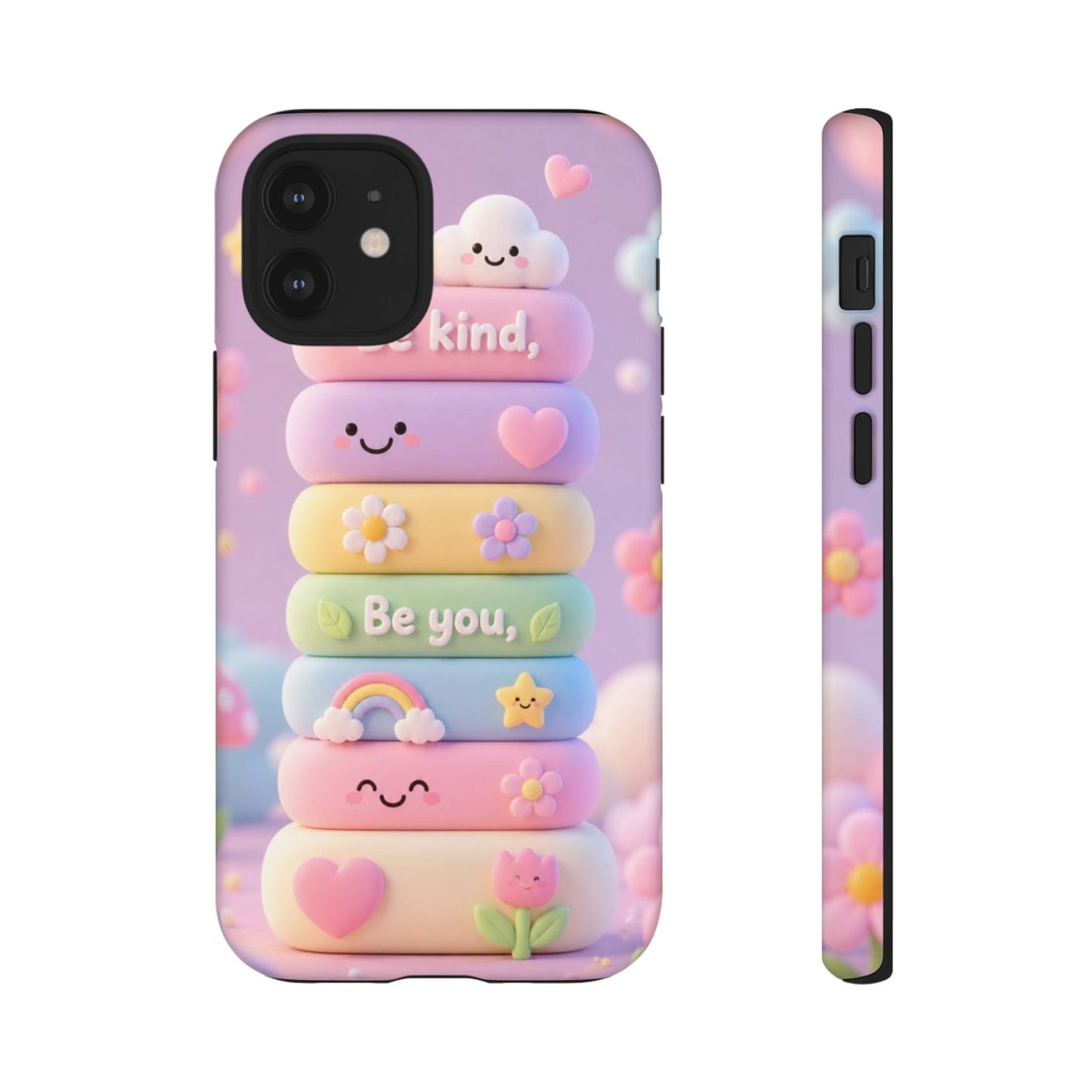 Cute Pastel Phone Case "Be Kind, Be You"