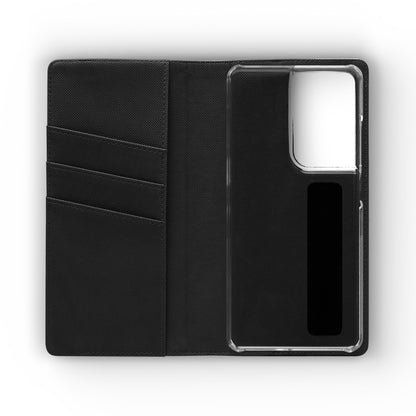 Leopard Patchwork Flip Wallet Case with Card Slots