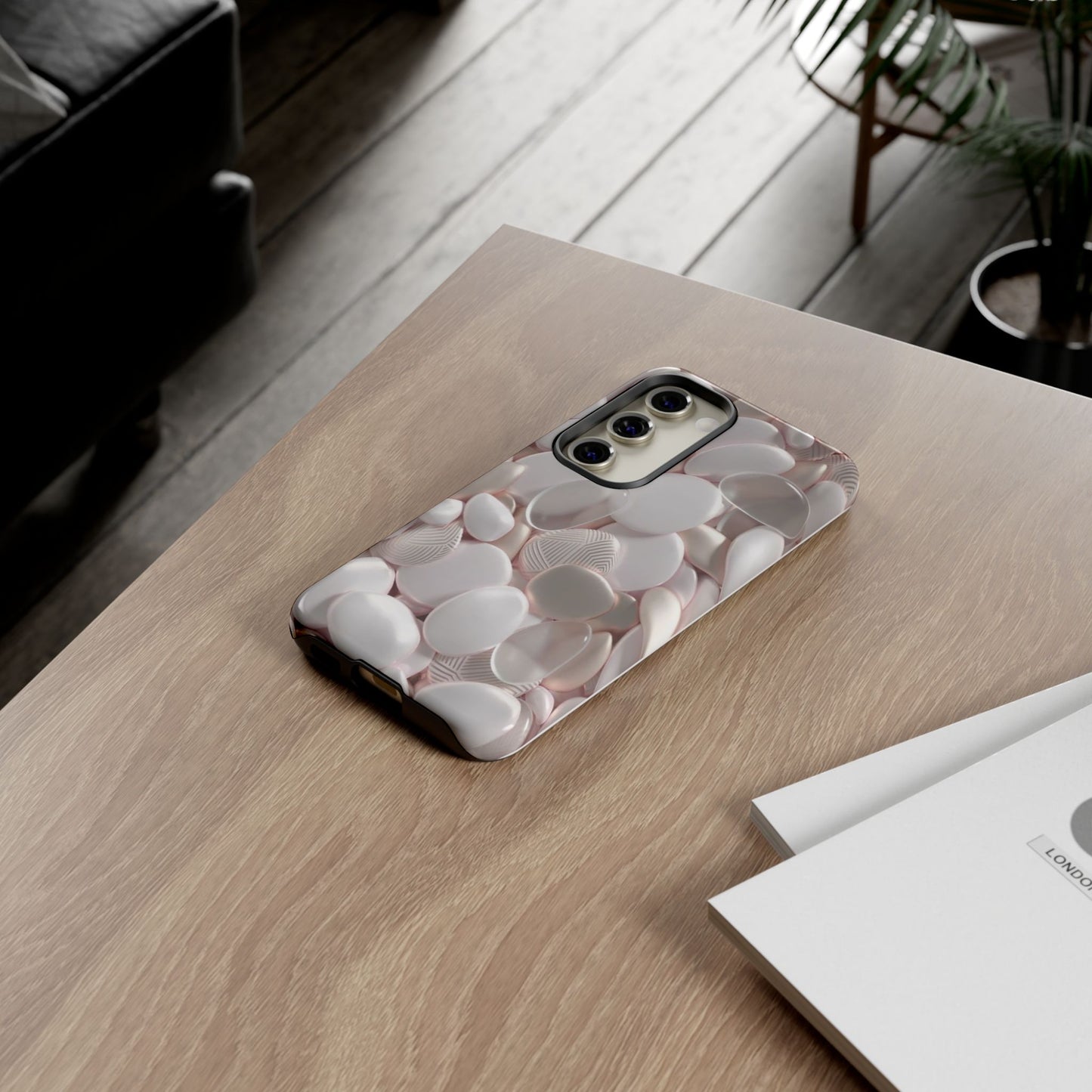 Phone Case "Pink Pebble Tough"
