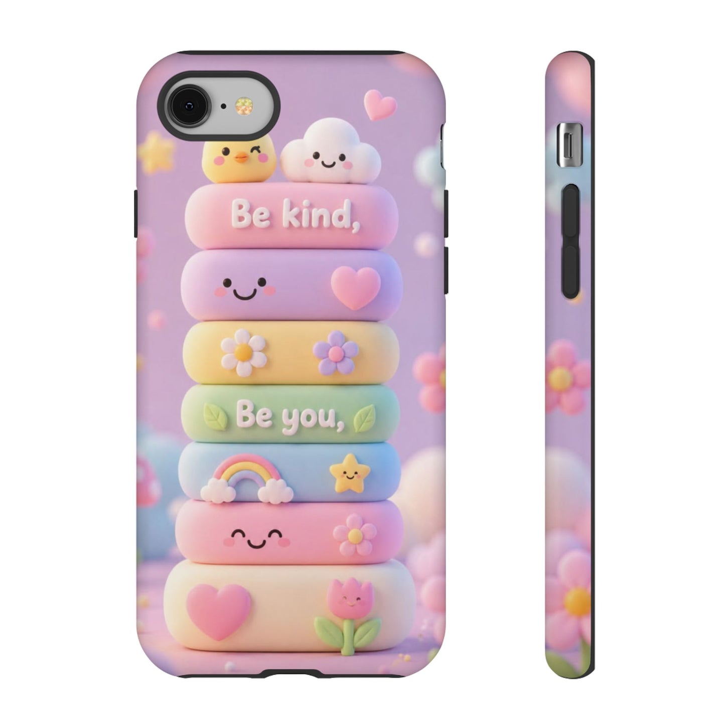 Cute Pastel Phone Case "Be Kind, Be You"
