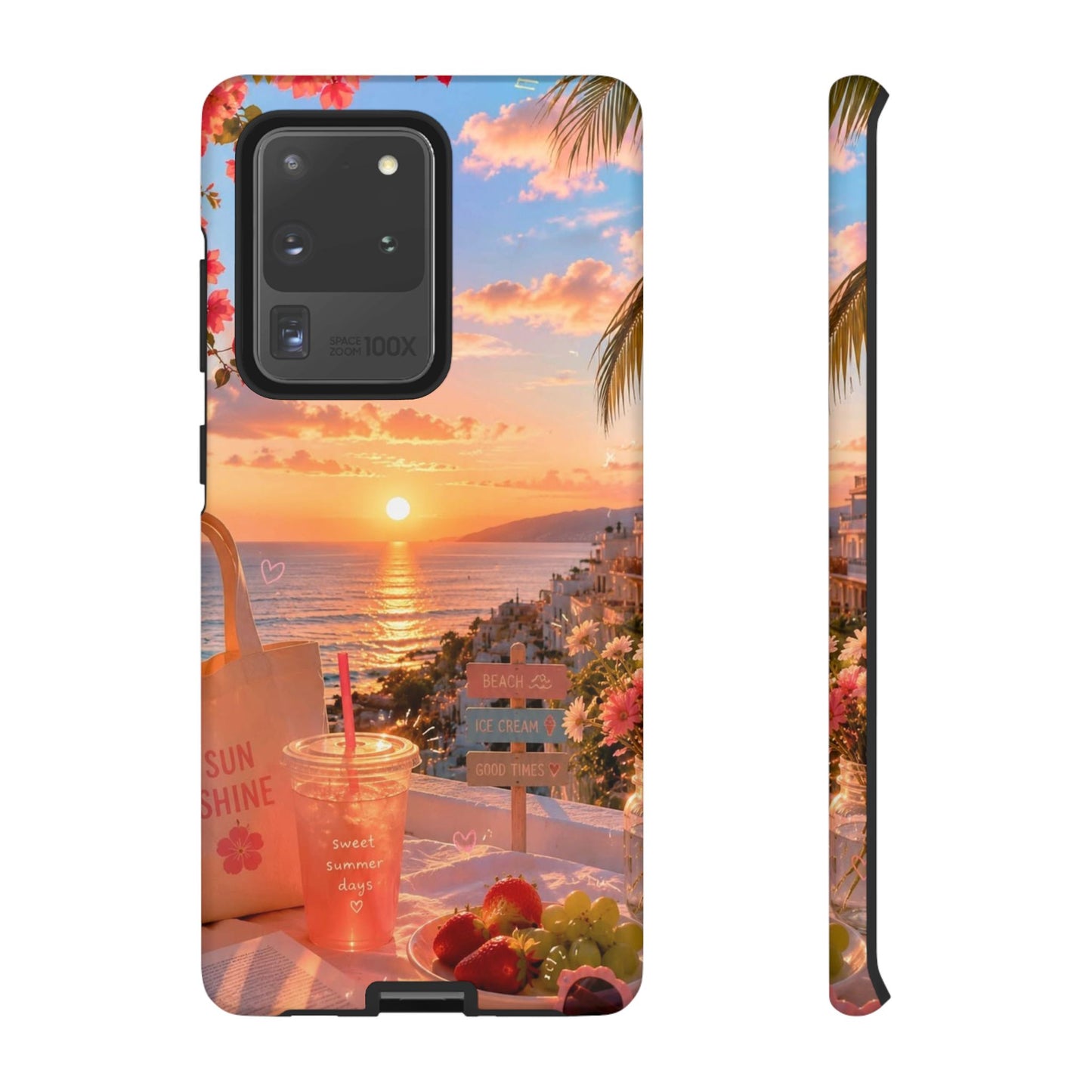 Sunset Beach Phone Case 'Good Vibes'