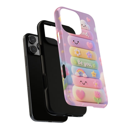Cute Pastel Phone Case "Be Kind, Be You"