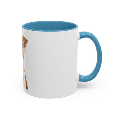 Surprised Dog Accent Coffee Mug – Funny Jack Russell Face 11/15oz