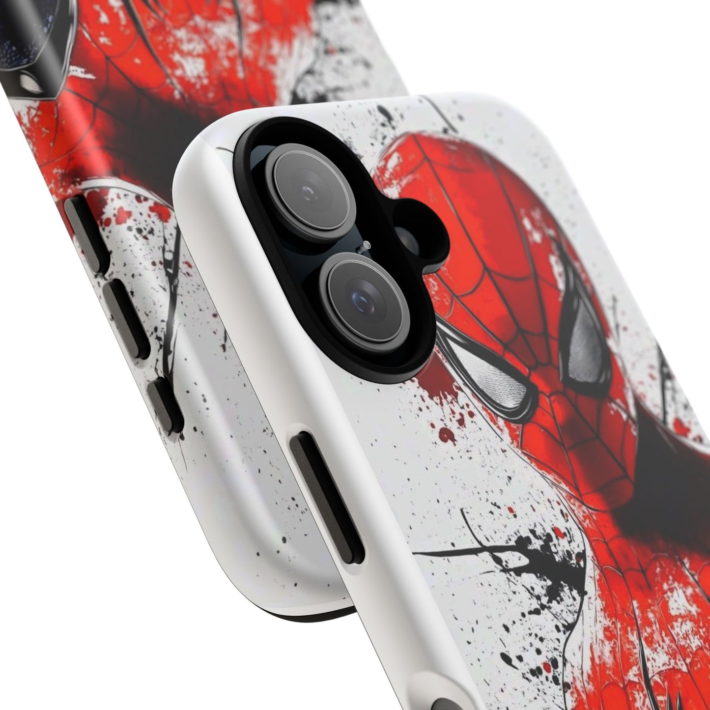 Spider Hero Phone Case — Red Splatter Superhero iPhone Cover