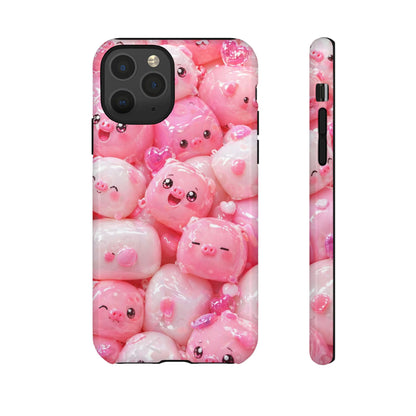 Cute Kawaii Pink Marshmallow Phone Case