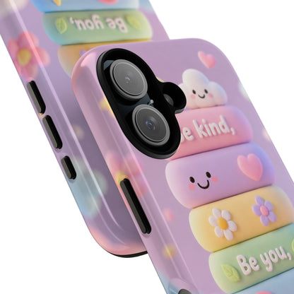 Cute Pastel Phone Case "Be Kind, Be You"