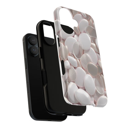 Phone Case – Soft Pink Pebble Pattern Protective Tough Case
