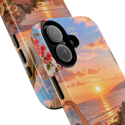 Sunset Beach Phone Case 'Good Vibes'