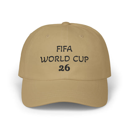Dad Cap — "FIFA WORLD CUP 26" Embroidered Baseball Hat