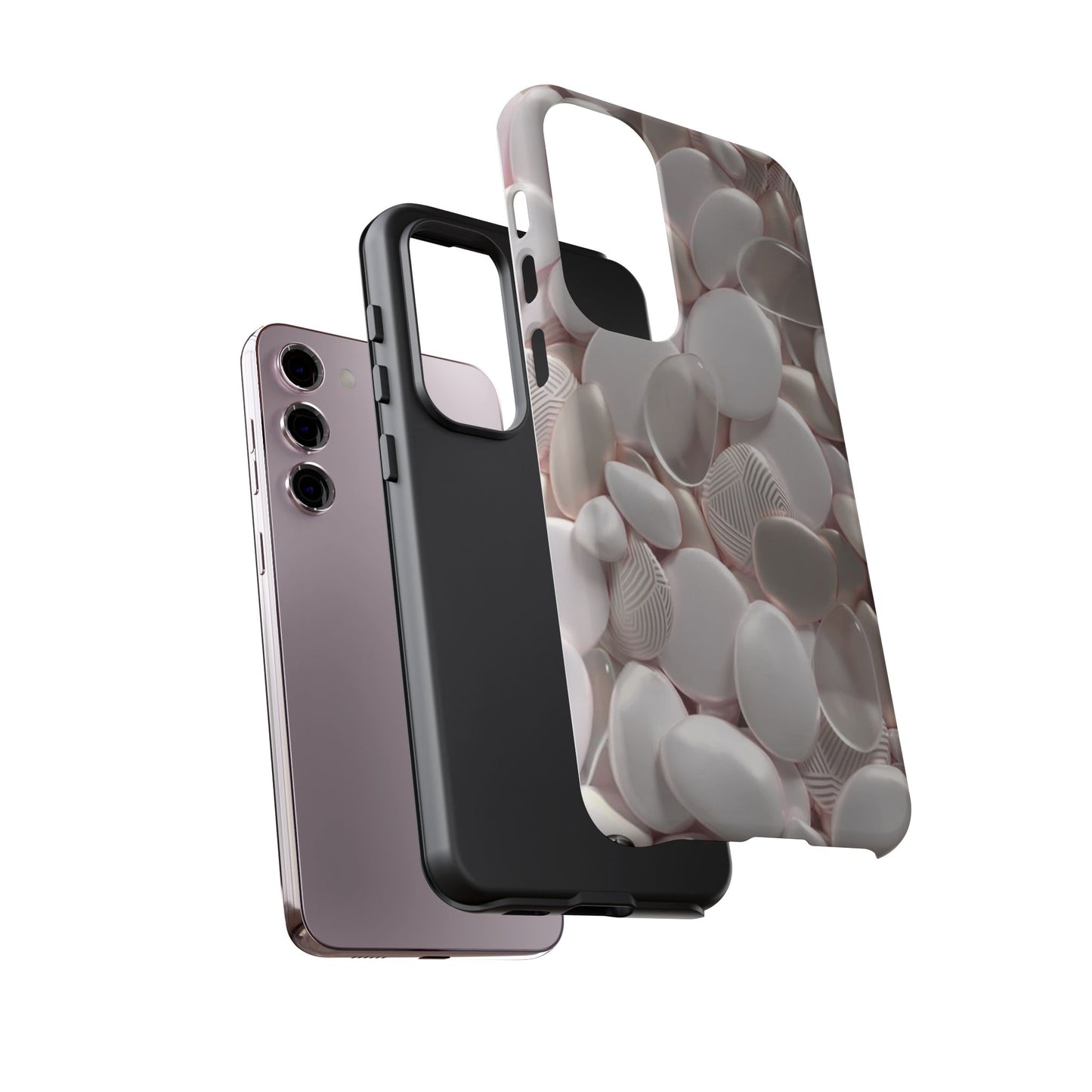 Phone Case "Pink Pebble Tough"