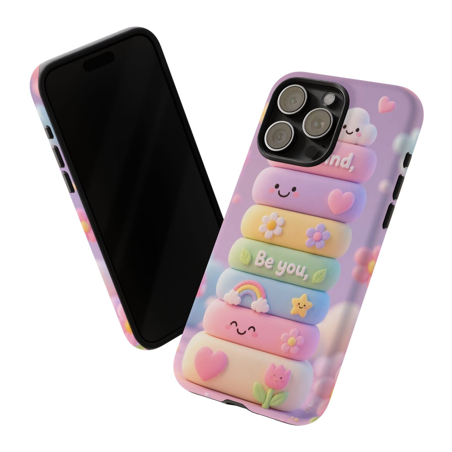 Cute Pastel Phone Case "Be Kind, Be You"