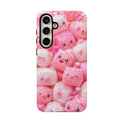 Cute Kawaii Pink Marshmallow Phone Case