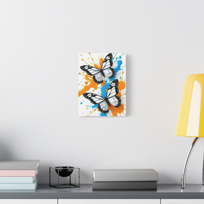 Butterfly Splash Canvas Wall Art — Matte Stretched Canvas