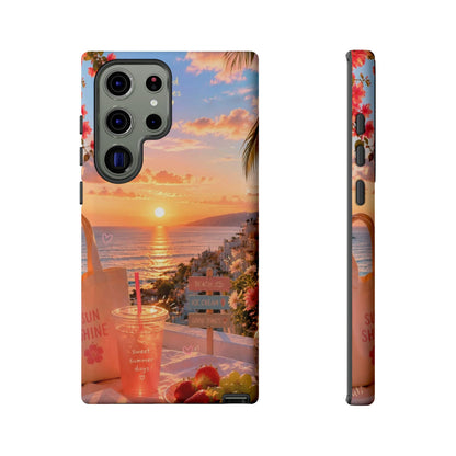 Sunset Beach Phone Case 'Good Vibes'