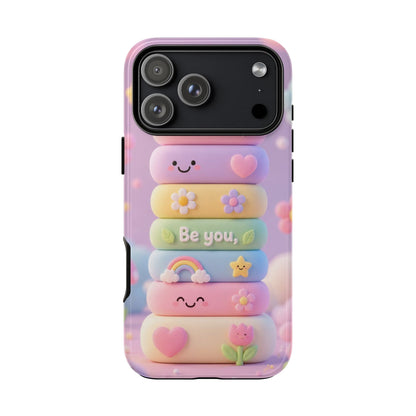 Cute Pastel Phone Case "Be Kind, Be You"