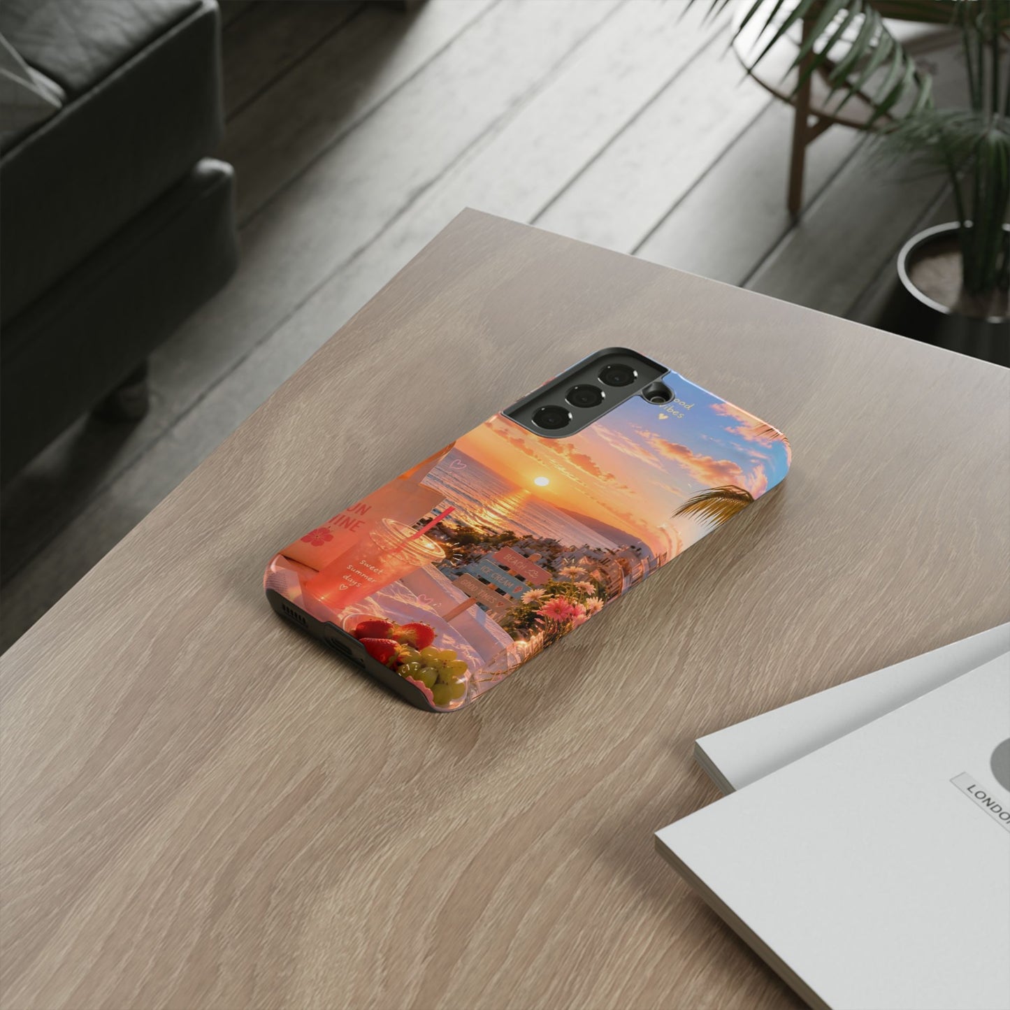 Sunset Beach Phone Case 'Good Vibes'