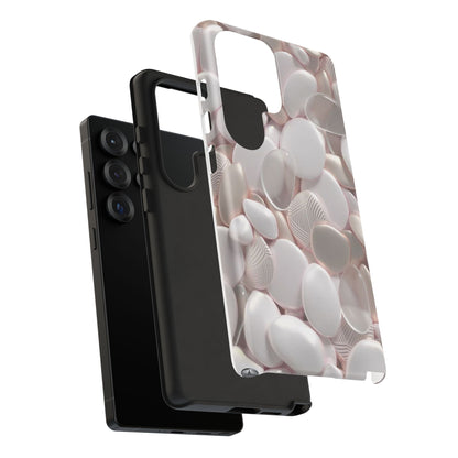 Phone Case – Soft Pink Pebble Pattern Protective Tough Case