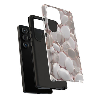 Phone Case – Soft Pink Pebble Pattern Protective Tough Case