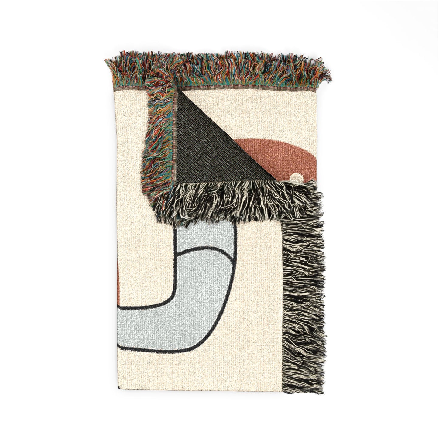 Cat Leaf Throw Blanket — Cute Cozy Woven Blanket for Cat Lovers