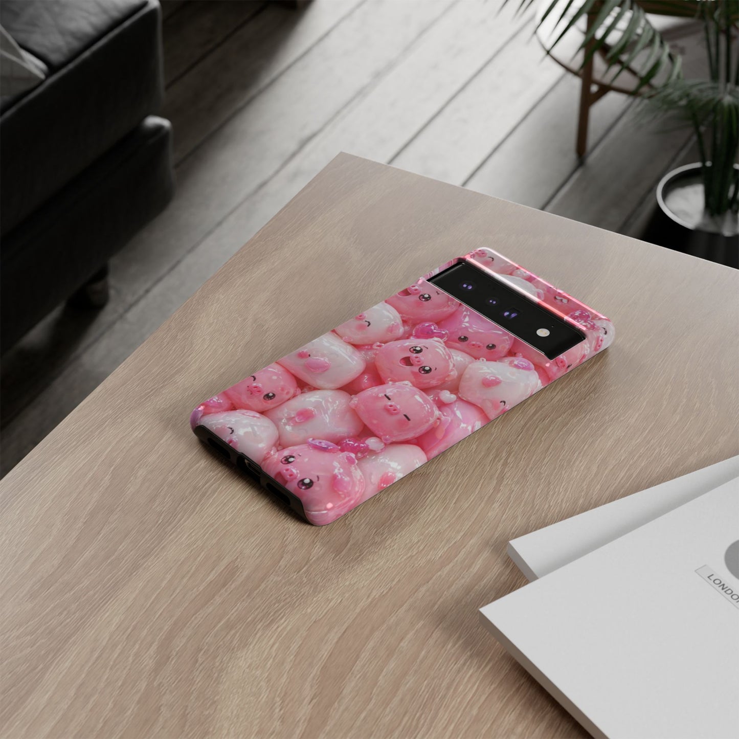 Cute Kawaii Pink Marshmallow Phone Case