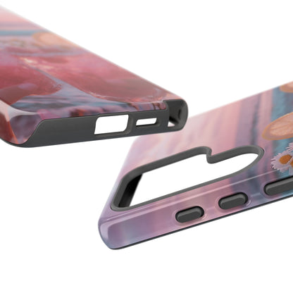 Pink Sunset Cocktail Phone Case — Beach Drink Protective Cover