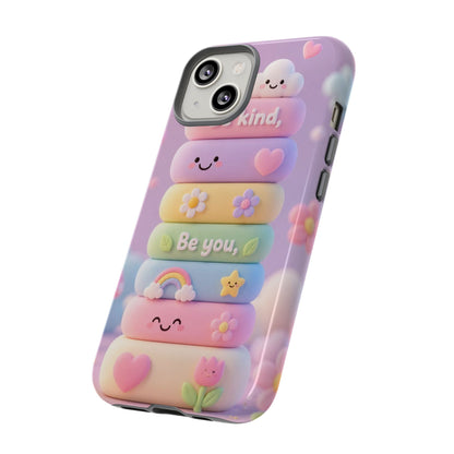 Cute Pastel Phone Case "Be Kind, Be You"