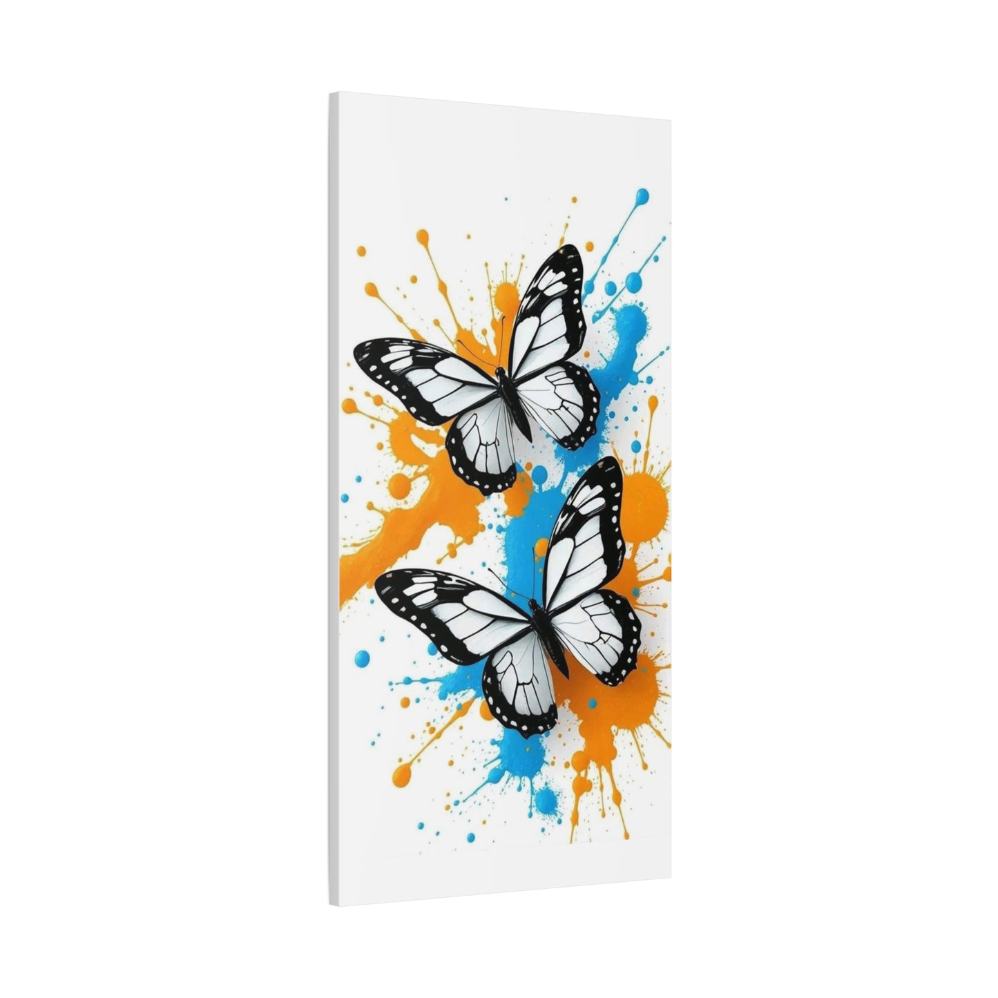 Butterfly Splash Canvas Wall Art — Matte Stretched Canvas