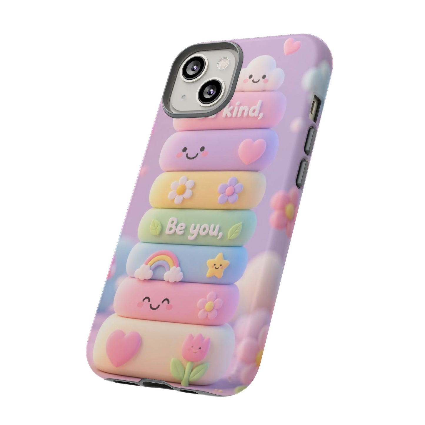 Cute Pastel Phone Case "Be Kind, Be You"