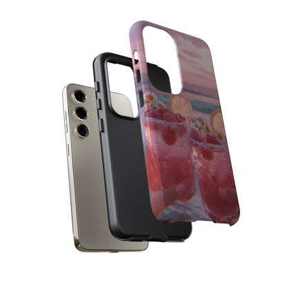 Tough Case - Pink Beach Cocktail Phone Case