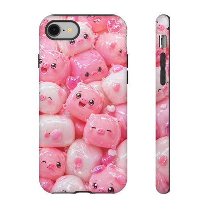 Cute Kawaii Pink Marshmallow Phone Case
