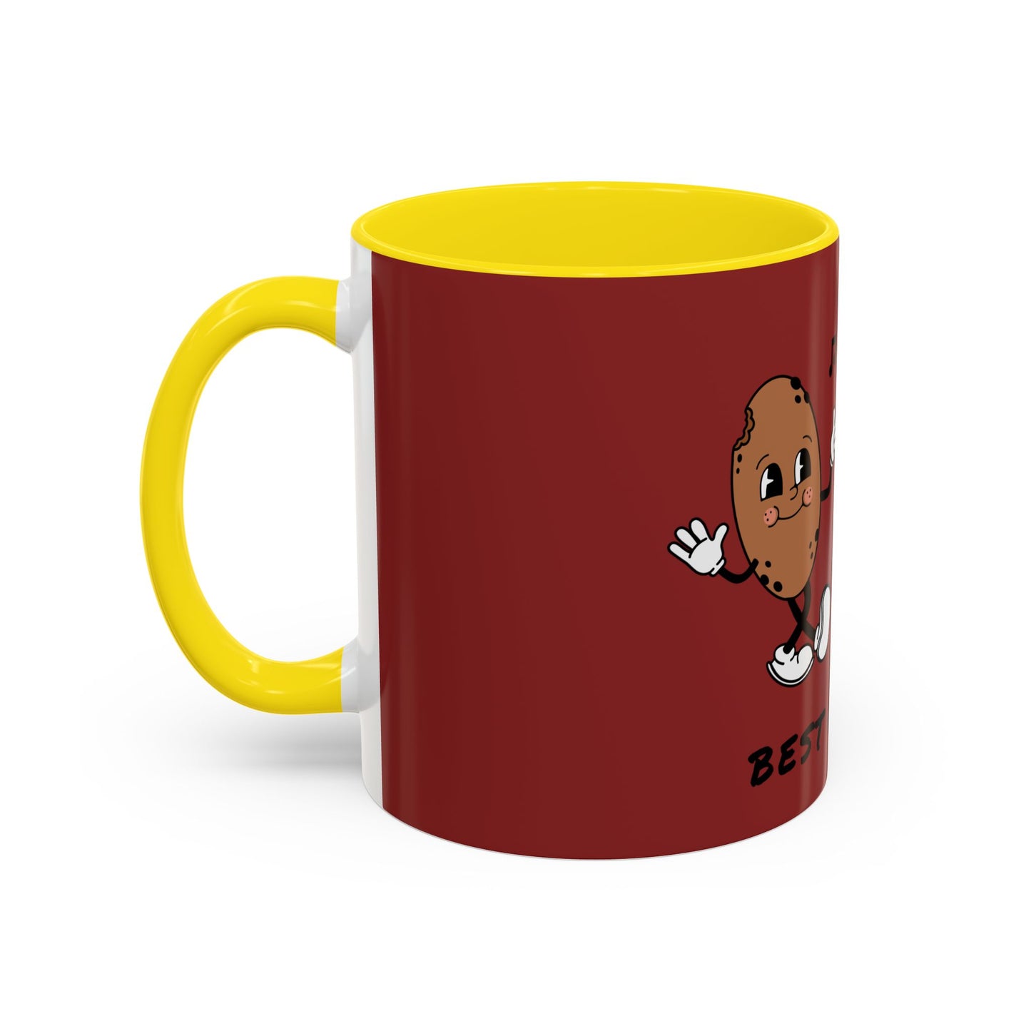 Best Friends Coffee Mug — Cute Cookie & Hot Cocoa Accent Mug (11/15oz)