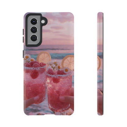 Tough Case - Pink Beach Cocktail Phone Case