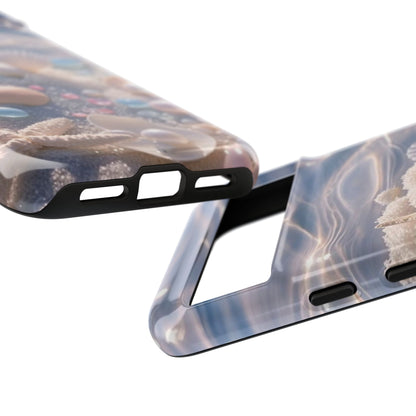 Seashell Pearl Phone Case — Pastel Beach Protective Tough Case