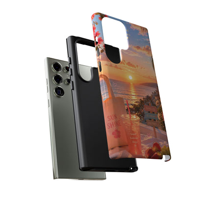 Sunset Beach Phone Case 'Good Vibes'