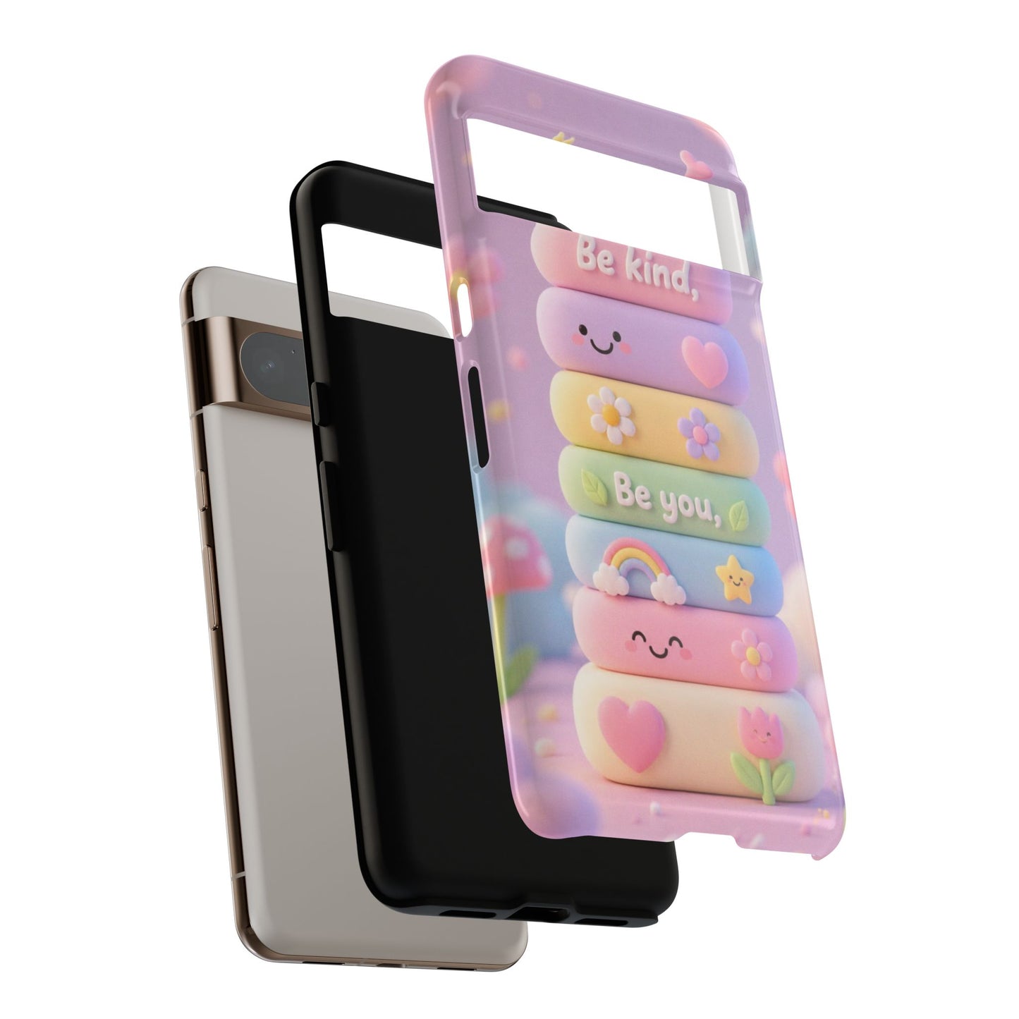 Cute Pastel Phone Case "Be Kind, Be You"