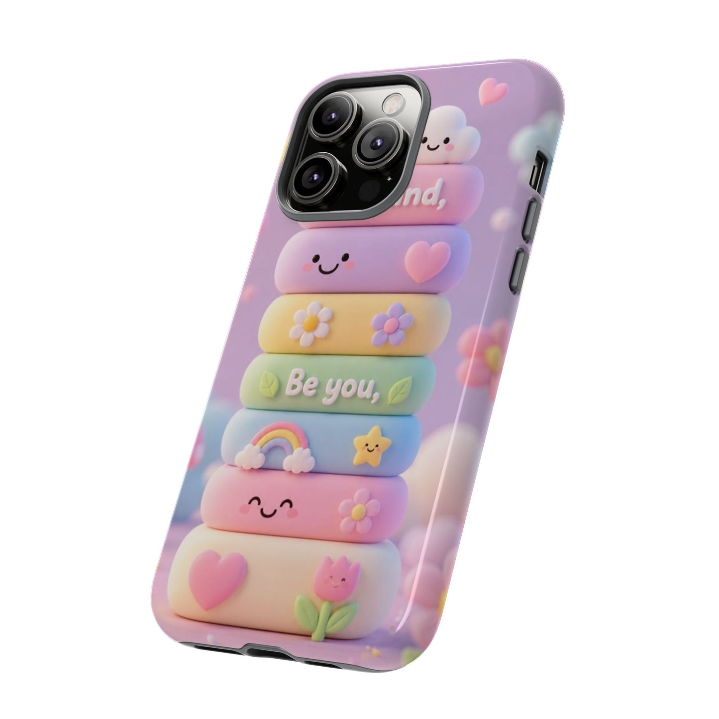 Cute Pastel Phone Case "Be Kind, Be You"