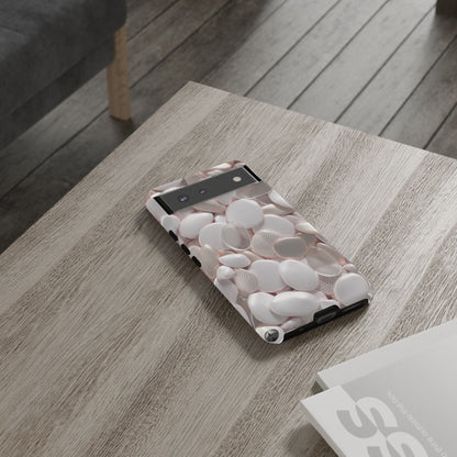 Phone Case – Soft Pink Pebble Pattern Protective Tough Case
